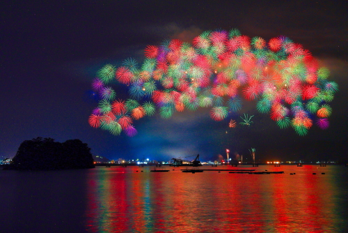 2024年8月3日 おわせ港祭り 彩色千輪